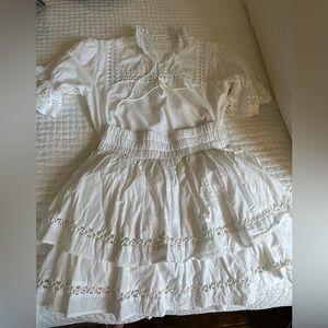 Vita Grace Viletta Top and Skirt size Small